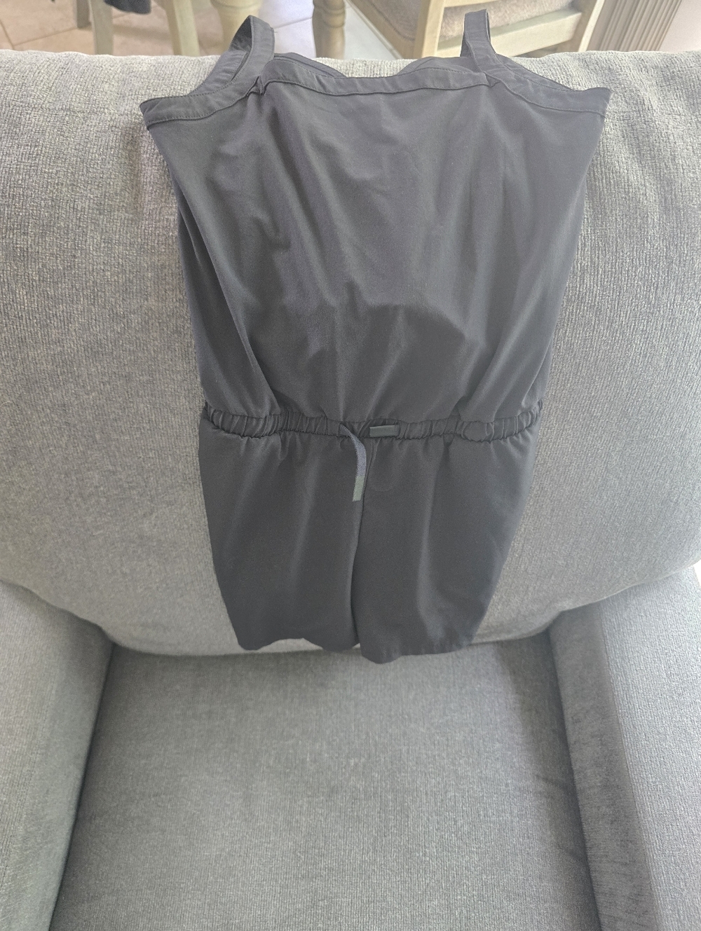 Source Unknown Black Kids Tank Romper